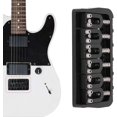 thumbnail image 1 of String Bridge, Black Musical Guitar Bridge, Adjustable for Electric Guitar Electric Guitar Bridge Guitar Accessories Fixing, 1 of 7