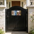 thumbnail image 4 of Decorative Door Sign License Plate Letter Metal Sign Rustic Retro Wall Decor with Assorted Slogans, 4 of 5