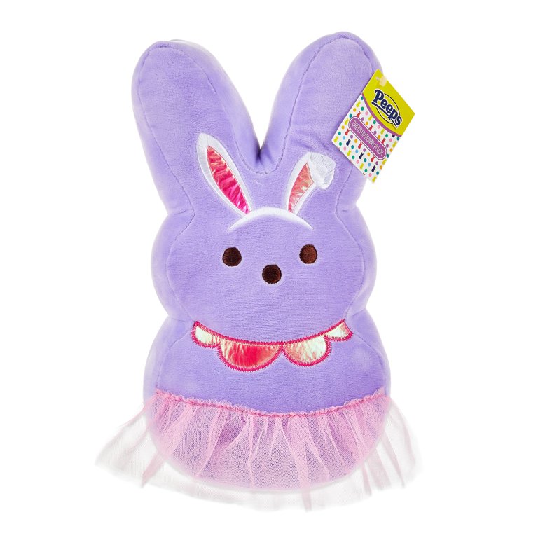 Peeps Peep Easter 12in Dressup Purple Bunny Plush New with