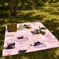 thumbnail image 7 of Kawaii autumn celebration Pastel Goth Theme Adorable Black Cats, Warm Flannel Blanket for Living Room and Bedroom, Playful Pet Portrait Pattern, Cat Lovers autumn celebration Gift, 7 of 7