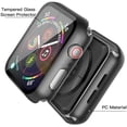 thumbnail image 3 of Funda + Protector de pantalla de vidrio templado para Apple Watch de 40 mm, 3 of 8