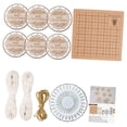 thumbnail image 4 of Rodajas de madera redondas con trozos de madera de cuerda para hacer adornos navideños con el kit de manualidades DIY. Set D, 4 of 9