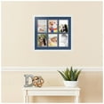 thumbnail image 2 of ArtToFrames Collage Photo Picture Frame with 6 - 5x7" Openings, Framed in White with Delft Blue and Black Mats (CDM-3966-2041), 2 of 8