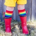 thumbnail image 3 of Minzimin Knee High Socks with Grips for Babies, Toddlers and Children, 3 of 4