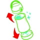 thumbnail image 2 of Botella de Agua Maped Picnik Concept 19.6 oz Azul Antiderrames, 2 of 11
