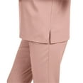 thumbnail image 3 of BiZtdJrK Jogger Scrub Sets for Woman Lightweight Athletic Nursing Uniform V Neck Short Sleeve Tops and Drawstring Pants 2 Piece Outfits with Pockets Birthday Gift Pink M, 3 of 6