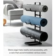 thumbnail image 3 of Yamazaki Home Fitness Equipment Storage Rack, Black, Steel, 3 of 7