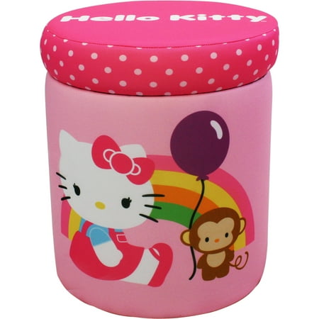 Hello Kitty Balloon Storage Ottoman