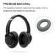 thumbnail image 4 of Cateissary Almohadilla para la oreja Cojín Auriculares de cuero montados en la cabeza Accesorios transpirables Reemplazo para auriculares 700 Gris Relojes inteligentes Gris oscuro, 4 of 6
