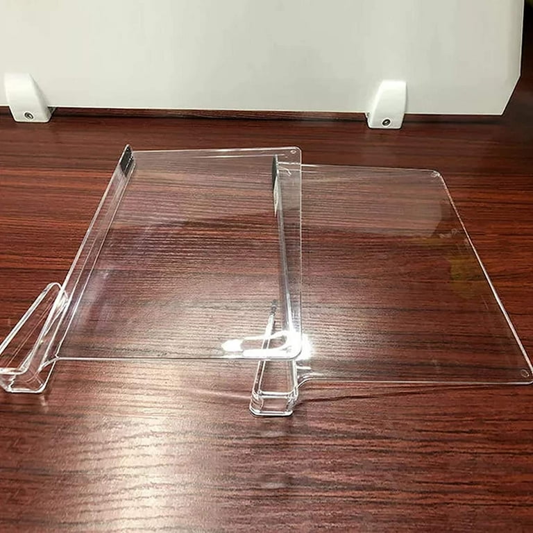  Acrylic Shelf Dividers, 8 Pack Clear Shelf Dividers