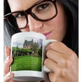 thumbnail image 2 of 3drose, a French Chateau Building with Trellis, 11oz Mug, 2 of 6