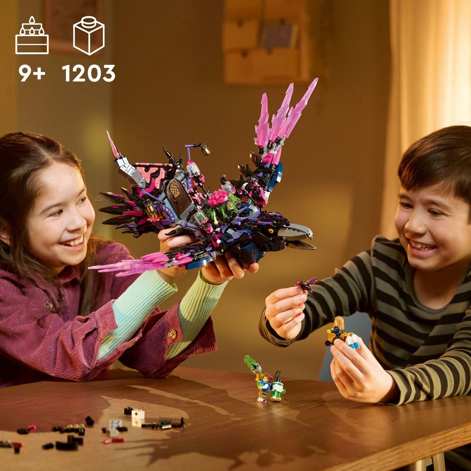 LEGO DREAMZzz Le corbeau de nuit de la Sorcière des cauchemars 71478 Ensemble de construction (1203 pièces)