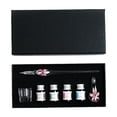 thumbnail image 1 of Btomtd Flower Glass Pen Set Include Multiple 20ml Ink Bottles Pen Rack Brush Washing Cup With Crystal Glass Ideal Gift For Birthday Festival, 1 of 7