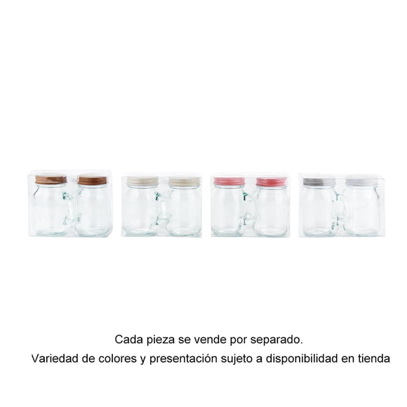 Mason Prichos Mason Color Chicos 125 ML, 2 Piezas