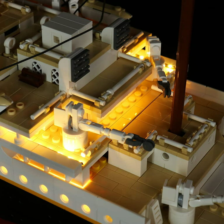 LED Light Kit Compatible with Lego Titanic - Lighting Set for Creator 10294  Building Model (Model Set Not Included)