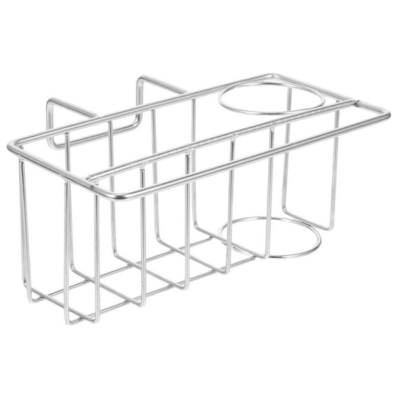 Raindrops  Kitchen Sink Organizer Drying Rack Holder Accessory Baby Travel Silver