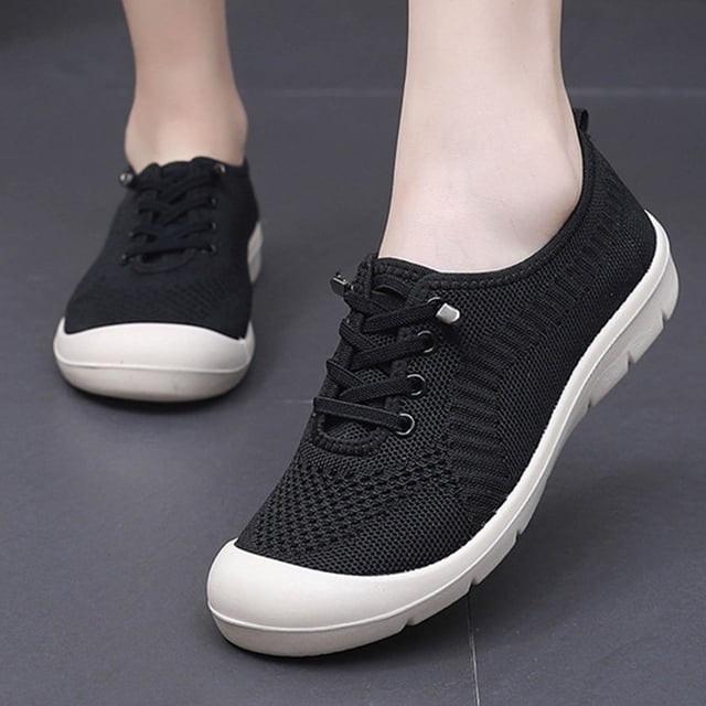 LSLJS Chaussures Plates pour Femmes à Bout Rond Polyvalentes à Semelle Souple de Couleur Unie, Espadrilles Mode pour Femmes, Cadeau pour Femmes