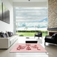 thumbnail image 7 of Ahgly Company Machine Washable Indoor Rectangle Transitional Light Rose Pink Area Rugs, 5' x 7', 7 of 7