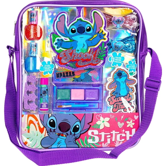 Disney Stitch Makeup Filled Shoulder Bag