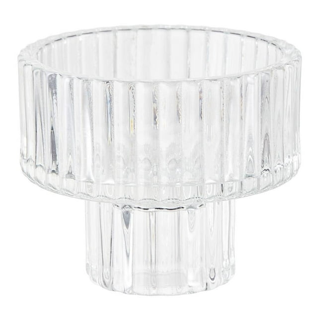 Portavelas Mainstays Transparente, Porta Tealight y/o Porta Vela De Cena