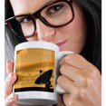 thumbnail image 2 of 3drose, Yellow Sunset Over a Radio Telescope, Socorro, New Mexico, Usa, 11oz Mug, 2 of 6
