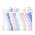 thumbnail image 7 of Yayeee Collapsible Cube Storage Bin with Lid Fabric Closet Decorative Basket with Handles, Abstract Pink, 7 of 7