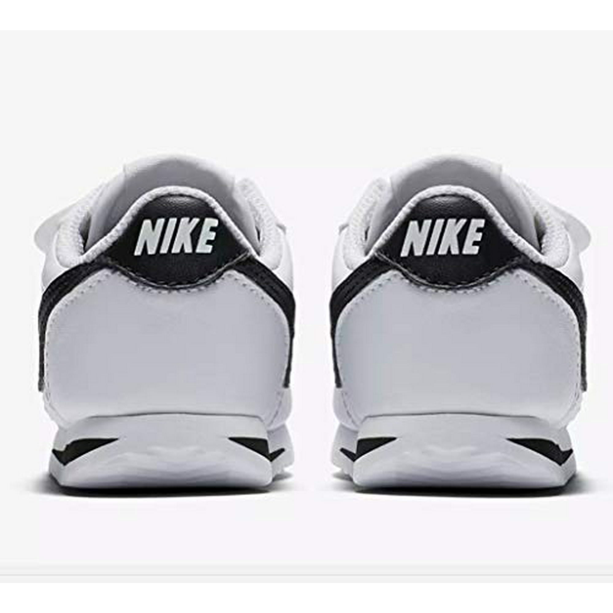 NIKE Cortez Basic SL Toddler s Shoes White Black 904769 102 Walmart