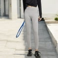 thumbnail image 3 of Women's High Waist Active Leggings with Side Pockets - Small, Gray, 3 of 6