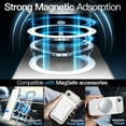 thumbnail image 4 of JETech Magnetic Case for iPhone 17 Air Compatible with MagSafe, Shockproof Phone Bumper Cover (Clear), 4 of 5