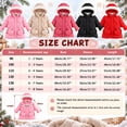 thumbnail image 4 of TBWNWG Girls Winter Padded Coat with Gloves Warm Long Jacket, 4 of 8