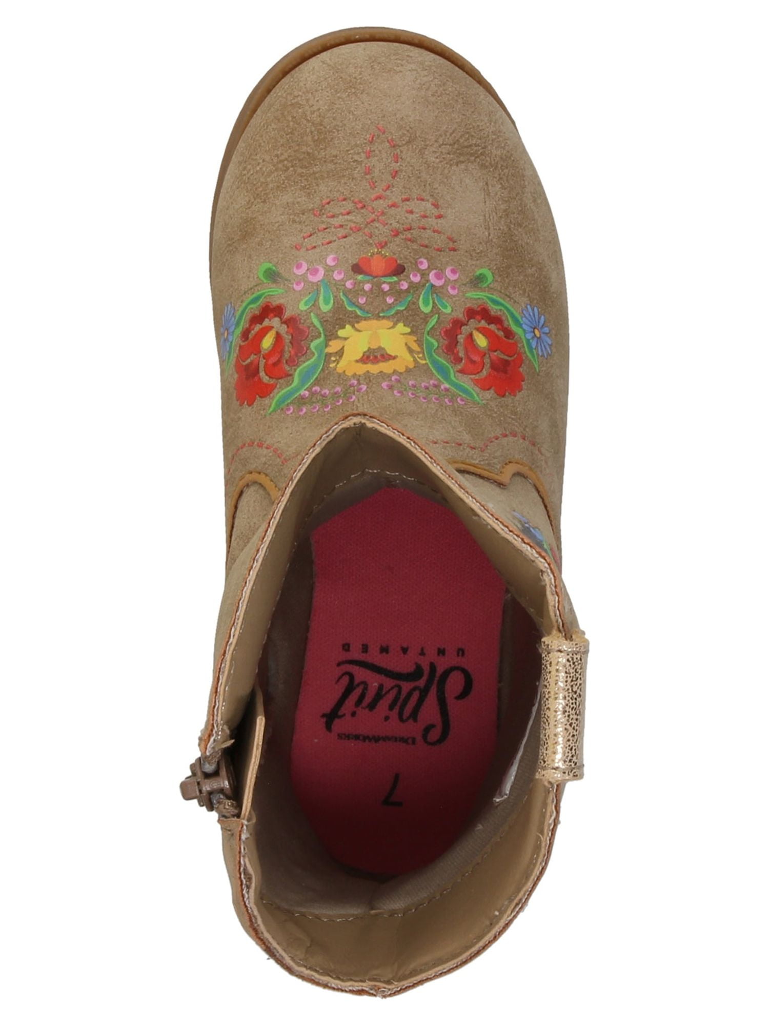 DreamWorks Spirit Toddler Girl Casual Western Cowboy Boot, Sizes 7-12