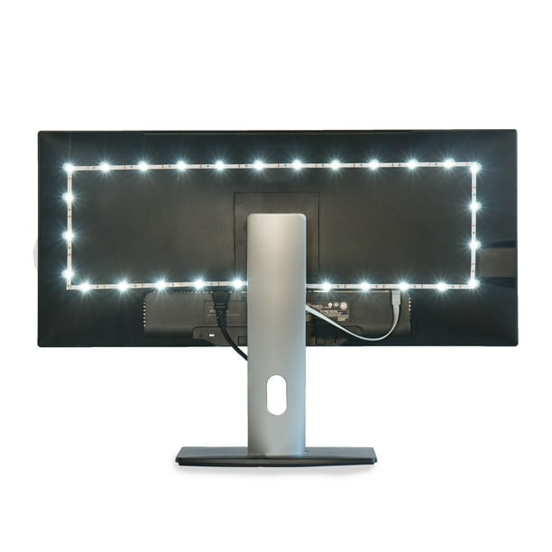 Luminoodle TV Bias Lighting USB Powered LED Light Strip Kit TV