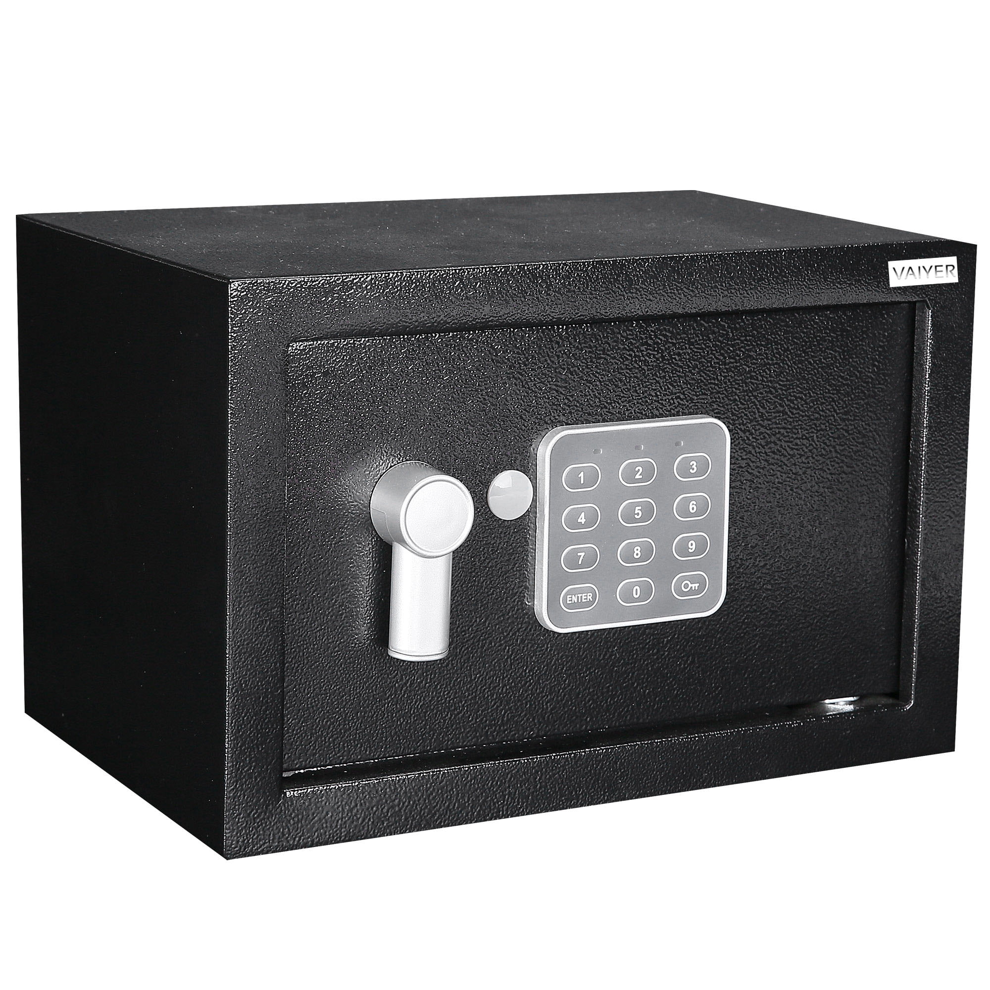 Cabinet Safes for Hotel Rooms Electronic Password Safe Cabinet Cold Rolled Plate Door Plate Hot Rolled Plate Home Keypad Safe Color : Black, Size : 43x36x21cm 