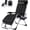 Black, variant on Atilioo Zero Gravity Chair, 440LBS Capacity Reclining Lounge Chair with Removable Cushion & Side Tray, Foldable Patio Chair for Outdoor, Indoor, Lawn, Camping, Black