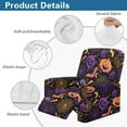 thumbnail image 5 of FOR U DESIGNS Jack - o'-lantern Spider Web Print Recliner Chair Covers with Armrest, Breathable Reclining Slipcovers Comfortable Recliner Couch Covers Halloween Decor with Storage Pocket, 5 of 8