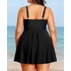 thumbnail image 2 of Vestido de baño Tempt Me, negro, talla grande, 14 W, 2025, traje de baño, 2 of 5