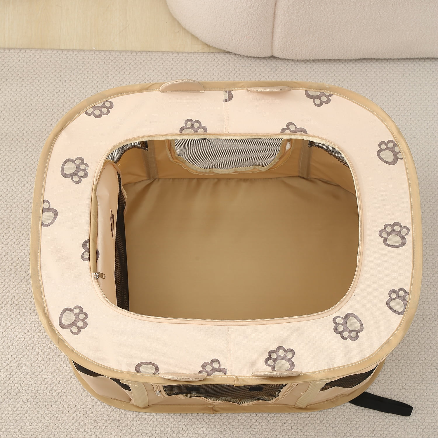 Indoor Cat Cage & Birthing Room - Foldable Pet Playpen for Cats, Kittens & Small Pets (4 Sizes) - Scratch-Resistant Oxford Cloth Crate with Storage