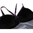 thumbnail image 4 of Mycoco Women's Front Tie Swim Top Cross Back Tankini Top Flowy Swimsuit Tops, 4 of 5