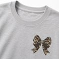 thumbnail image 5 of Camo Bow Graphic T-Shirt, Unisex Classic Fit Short Sleeve Tee, 5 of 9