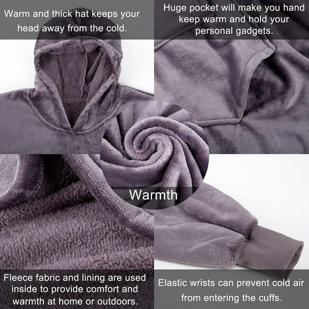 Plush blanket shop hoodie