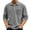Gray, variant on Quarter Zip Pullover Men Lapel Collar Corduroy Sweatshirt Loose Casual Long Sleeve Shirts Trendy Tops