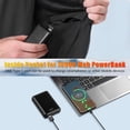 thumbnail image 5 of Rrtizan Gilet Riscaldato, Giacca Riscaldata Elettrica USB per Uomo e Donna, 3 Livelli di Temperatura, Giubbotto Riscaldato Impermeabile Invernale Cald-A-Batteria inclusa-XS, 5 of 5