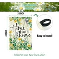 thumbnail image 5 of Spring Summer Sunflower House Flag 28 x 40 Inch Double Sided Burlap Home Sweet Home Yellow Green Daisy Floral Seasonal Large Yard Flag Summer Holiday Seasonal Outdoor Outside Decoration, 5 of 6