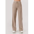 thumbnail image 2 of Waffle Fleece Lined Straight Leg Sweatpants - Heather Brown, 2 of 11