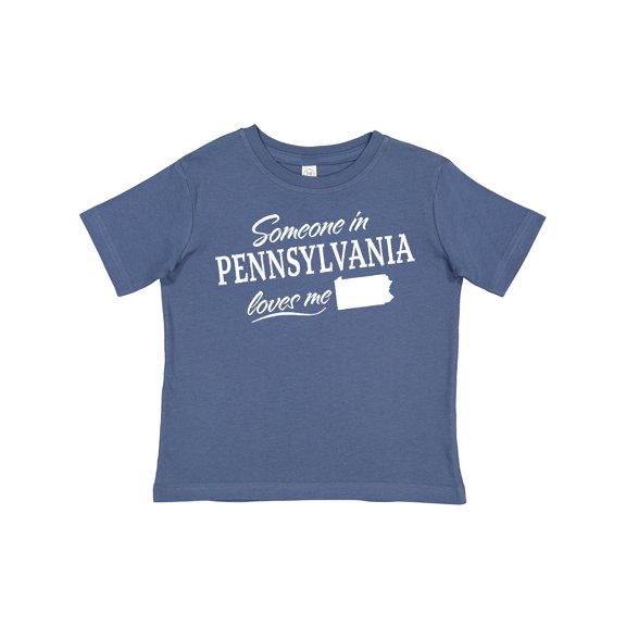 Inktastic Someone in Pennsylvania Loves Me Boys or Girls Toddler T-Shirt