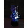 thumbnail image 3 of LINLIN 3D Night Light, 3D USB 3D Illusion Light Desk Lamp Touch Night Light with 7 Color Optical Illusion Desk Lights for Musical Instrument Shop Home Party Supply Decoration, 3 of 3