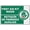 Warning Sign 2, variant on Bilingual Keep Off The Lawn Sign 8"x12" - Aluminum Tin Warning for Home Outdoor Garden, Durable Bilingual Lawn Decor