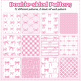 thumbnail image 4 of 24 Sheets Scrapbook Paper 12inch X 12inch Double-Sided Bows Pattern Paper Decorative Decoupage Cardstock Bow,24 sheets * exquisite pattern papers, 4 of 7