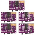 thumbnail image 1 of Placa Decodificadora Bluetooth con Amplificador de Audio Mono de 3,5 V CC A 5 V y 5 W, Compatible con Interfaz TIPO C. Kit de Componentes Electrónicos., 1 of 5