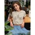 thumbnail image 2 of Butterfly Flower Bouquettes T-Shirt Women -Smartprints Designs, Female Large, 2 of 4